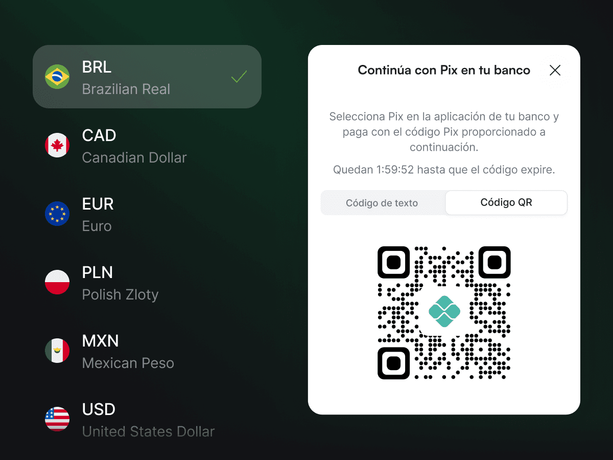 Alternative payment methods