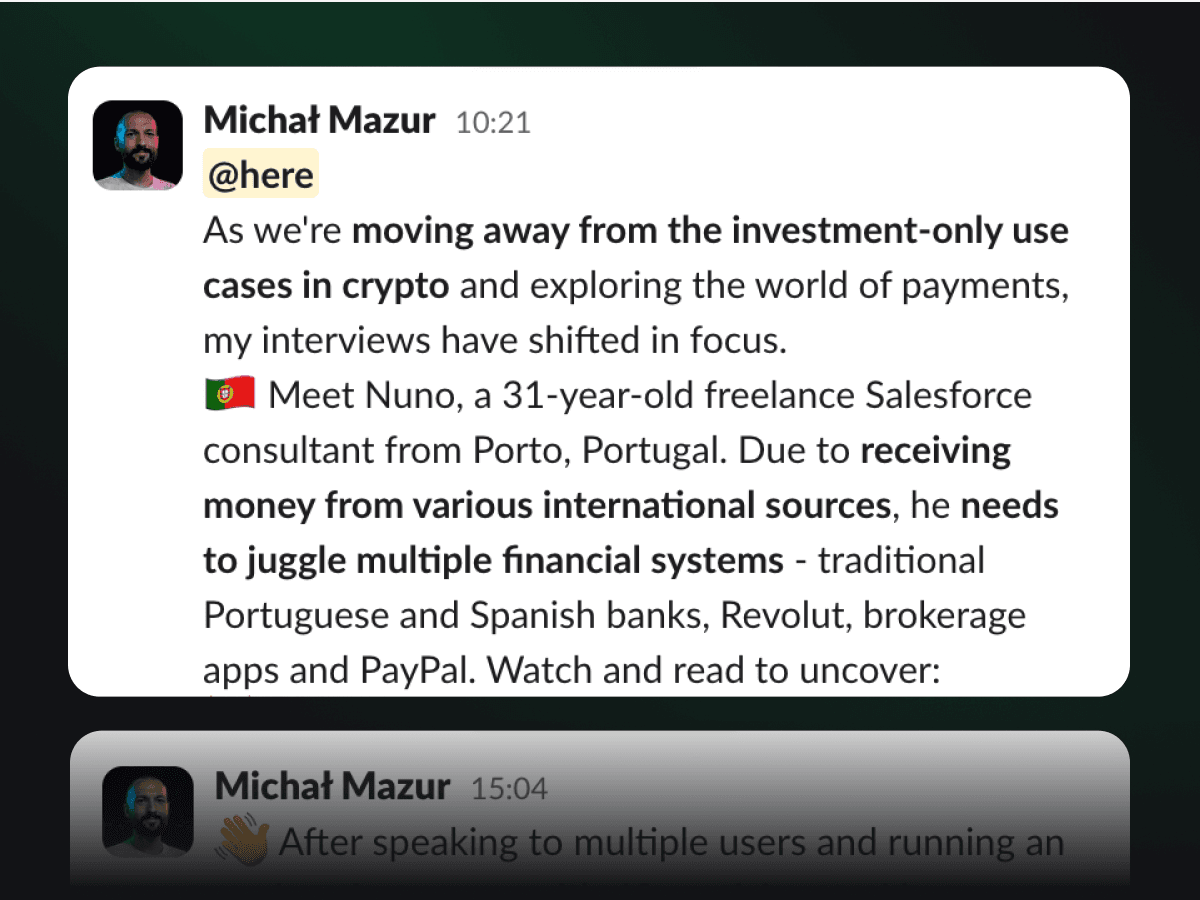 Dedicated Slack Channel