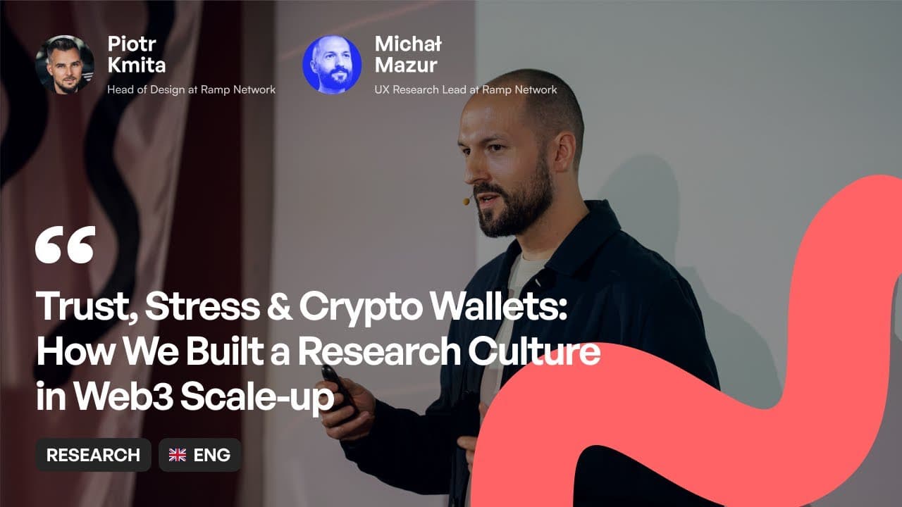 WaysConf: Trust, stress & crypto wallets: How we built a research culture in a Web3 scale-up